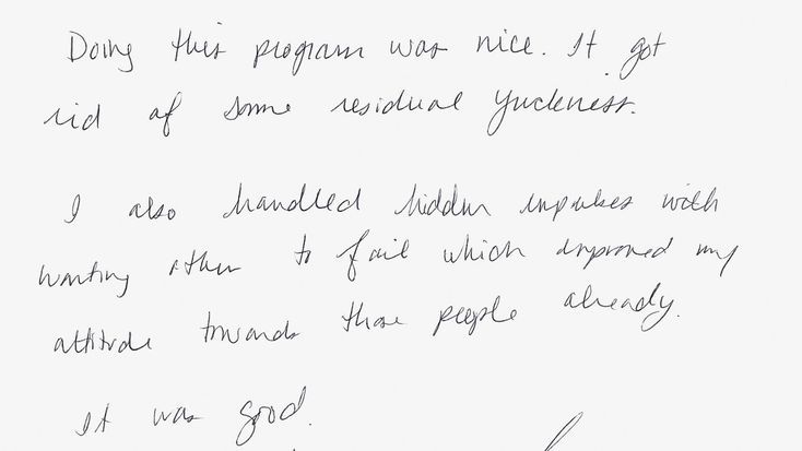 Improved My Attitude