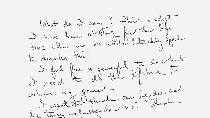 This Is What I Have Been Striving For