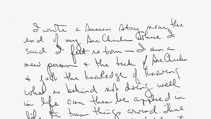 I Felt Re-Born—I Am a New Person