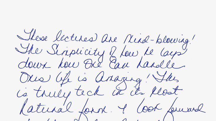 These Lectures Are Mind‑Blowing!