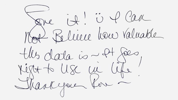 It Goes Right to Use in Life!